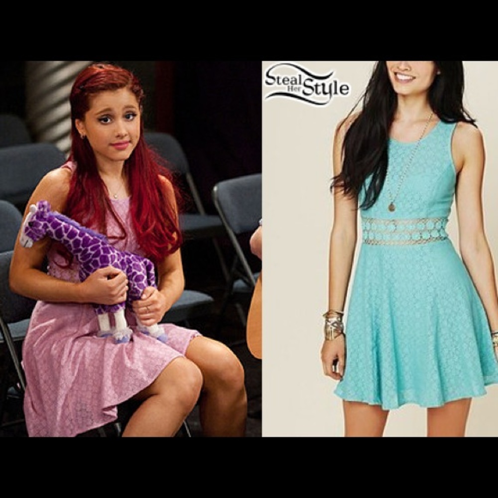 Free people fitted with daisies hand dyed dress